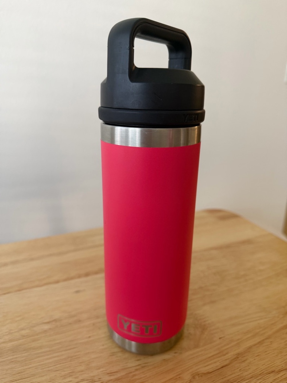 EUC Bimini Pink 18 oz Rambler Water Bottle with Chug Cap